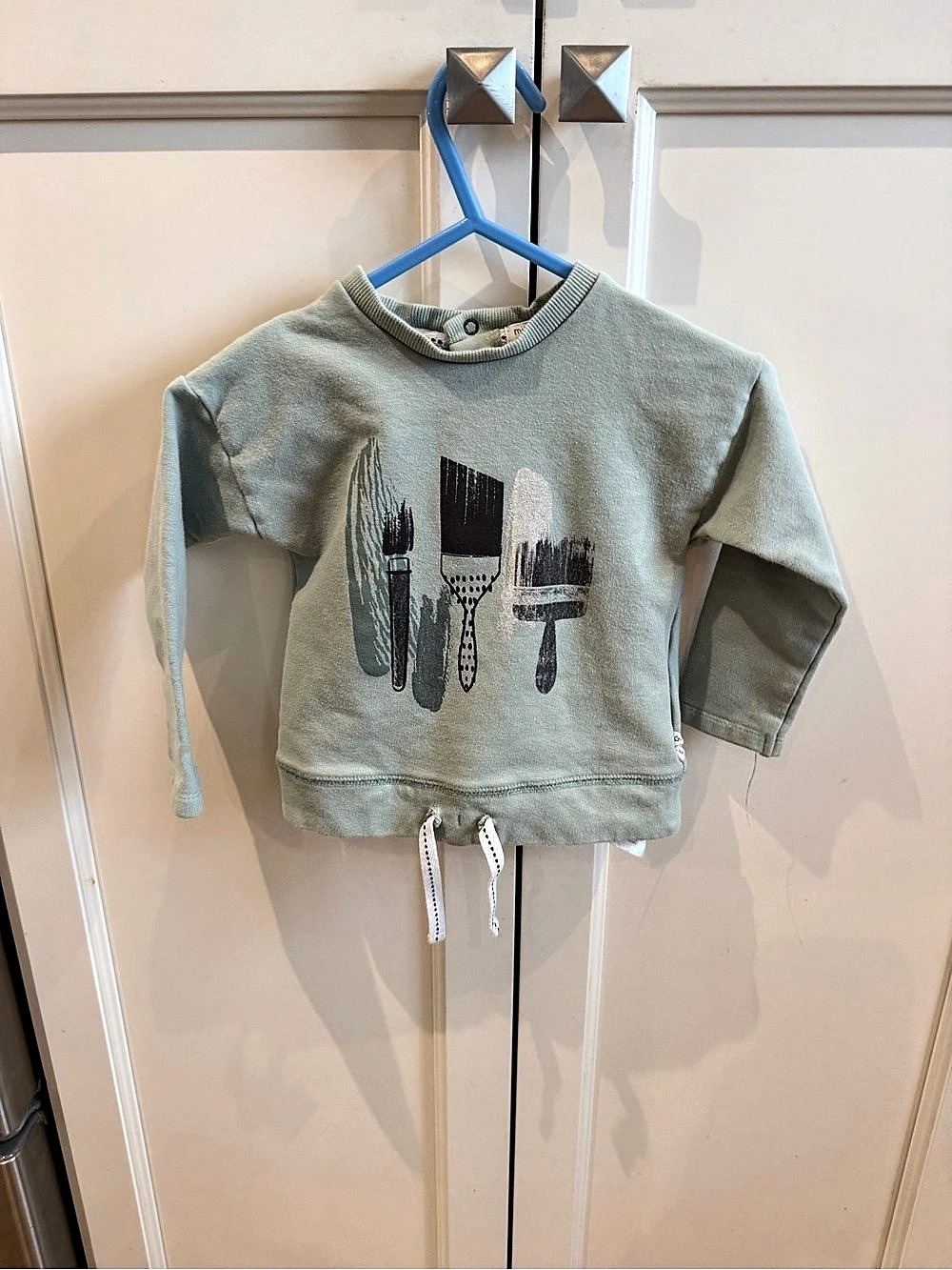 Miles baby 18m Graphic painting Sweatshirt in Green